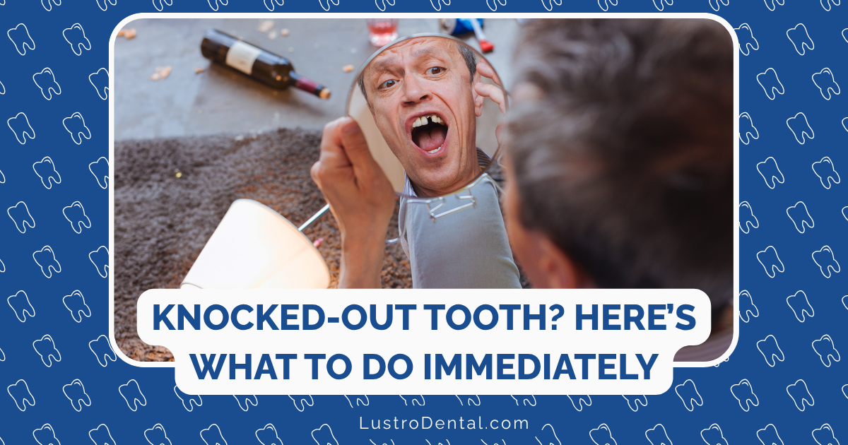 knocked-out tooth