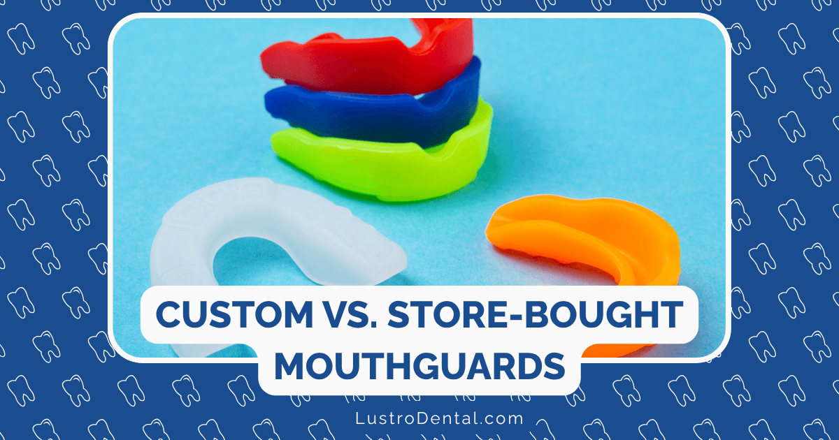 custom mouthguards and store-bought mouthguards